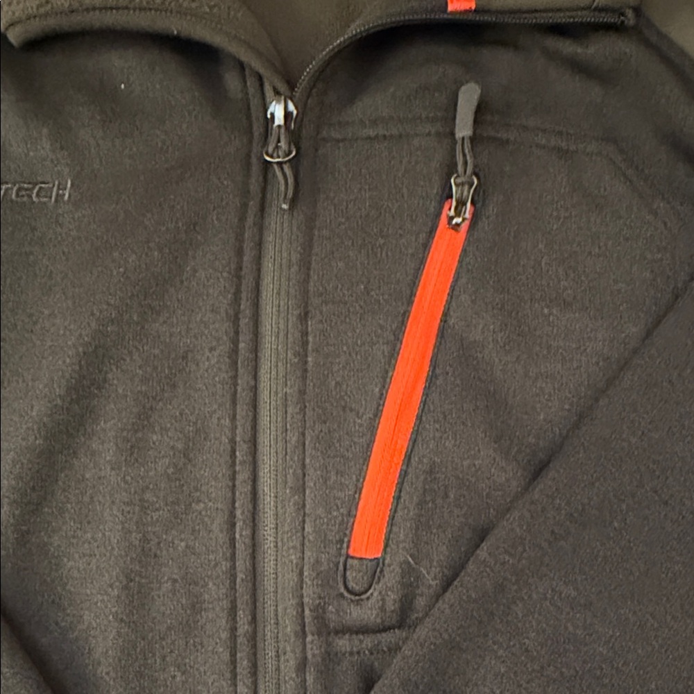 Free Tech SoftShell Full Zip Jacket Drawstring Bottom Water Resistant Windproof - Picture 4 of 10